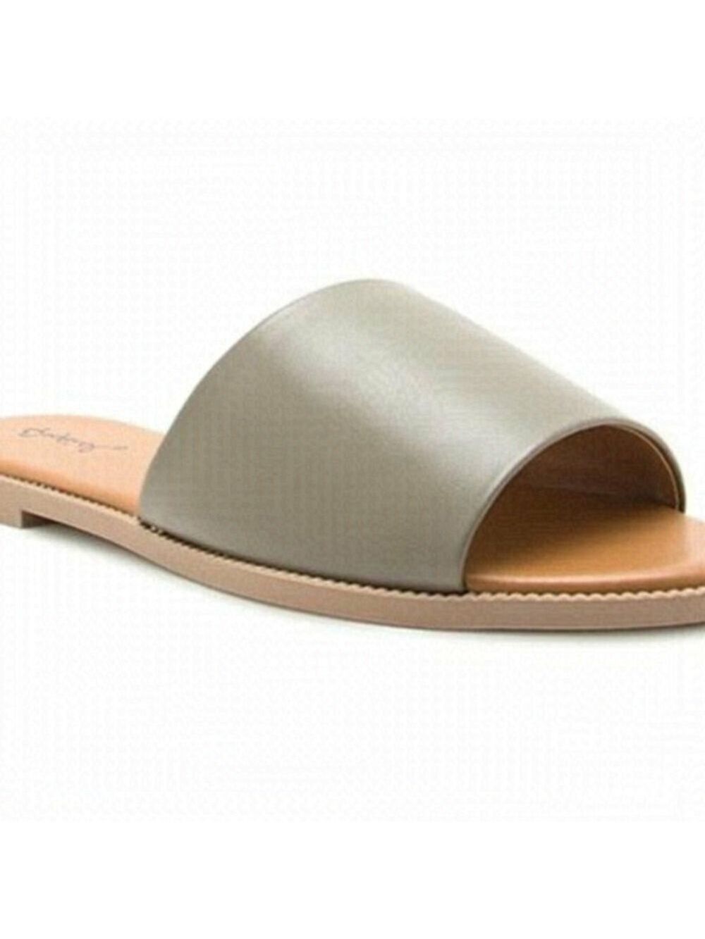QUIPID Green Man made Leather Women's Slide Sandal Size 9 NWOT